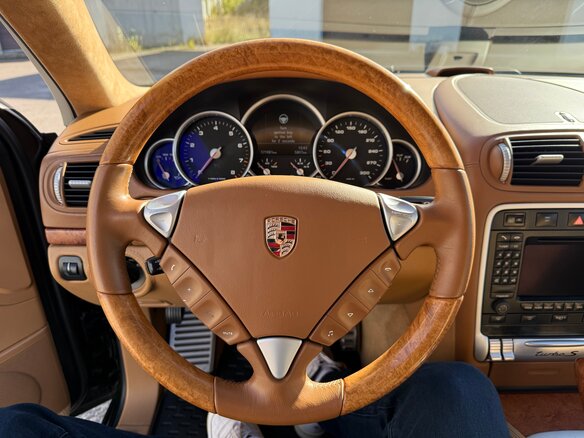 2006 Porsche Cayenne Turbo S I (955), зелёный, 1600000 рублей - вид 17
