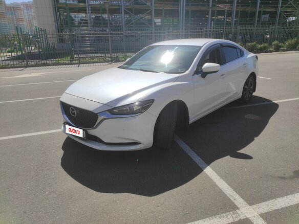 2019 Mazda 6 III (GJ) Рестайлинг 2, белый, 1650650 рублей - вид 1