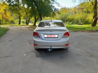 2011 Hyundai Solaris I, бежевый, 490000 рублей, вид 4