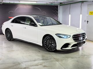 2021 Mercedes-Benz S-Класс 400 d Long 4MATIC VII (W223), белый, 8190000 рублей, вид 1