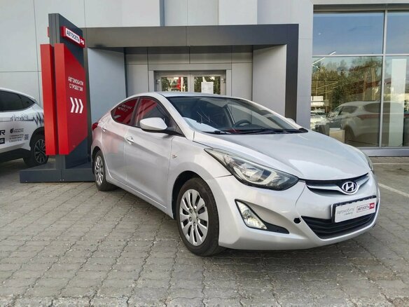 2015 Hyundai Elantra V (MD) Рестайлинг, серебристый - вид 4