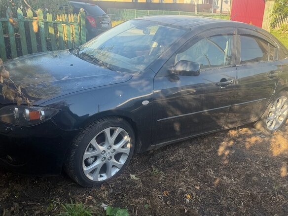 2005 Mazda 3 I (BK), чёрный - вид 5