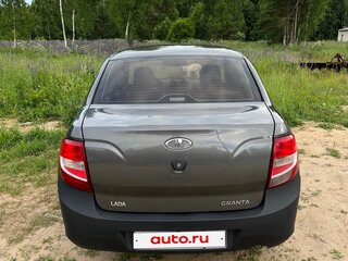 2013 Lada (ВАЗ) Granta I, серебристый, 265000 рублей, вид 3