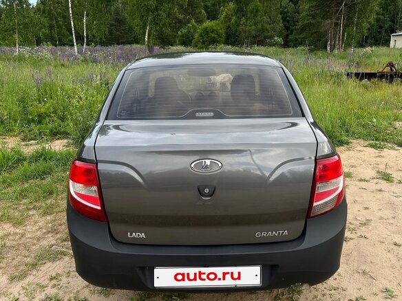 2013 Lada (ВАЗ) Granta I, серебристый, 265000 рублей - вид 2