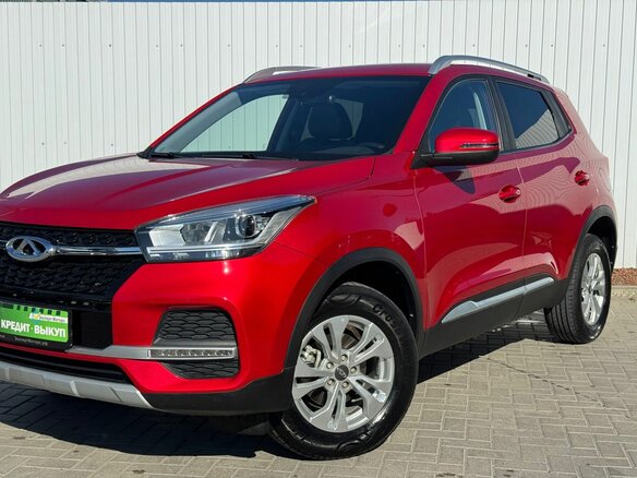 2021 Chery Tiggo 4 I Рестайлинг, красный, 1350000 рублей - вид 1