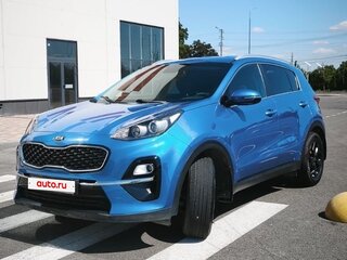 2019 Kia Sportage IV Рестайлинг, синий, 2320000 рублей, вид 1