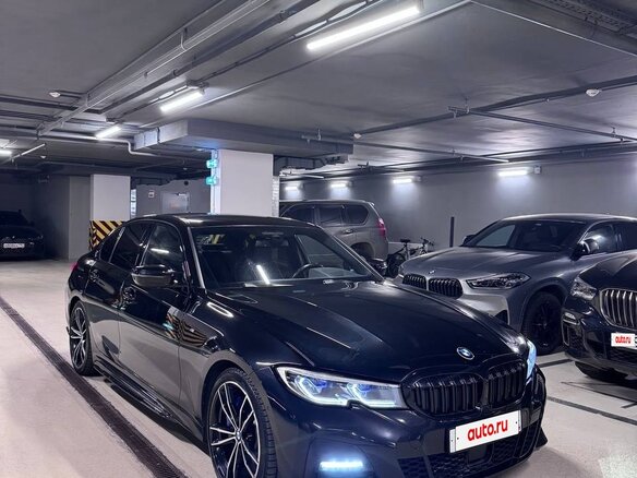 2019 BMW 3 серии 320d VII (G2x), чёрный, 3000000 рублей - вид 2