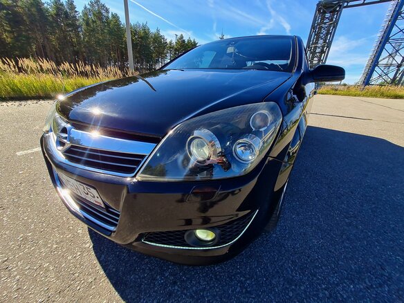 2008 Opel Astra H Рестайлинг, чёрный, 505000 рублей - вид 2