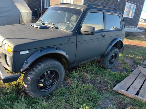 2019 Lada (ВАЗ) 2121 (4x4) Bronto I Рестайлинг, чёрный, 585000 рублей - вид 2