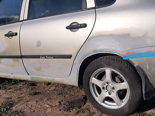 2007 Lada (ВАЗ) Kalina I, жёлтый, 100000 рублей, вид 3