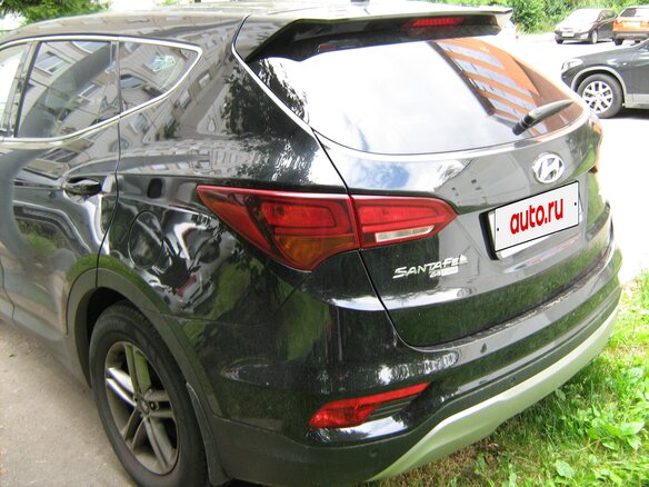 2016 Hyundai Santa Fe III Рестайлинг, чёрный, 2750000 рублей - вид 6