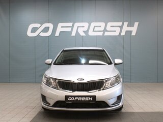 2014 Kia Rio III, серебристый, 1060000 рублей, вид 3
