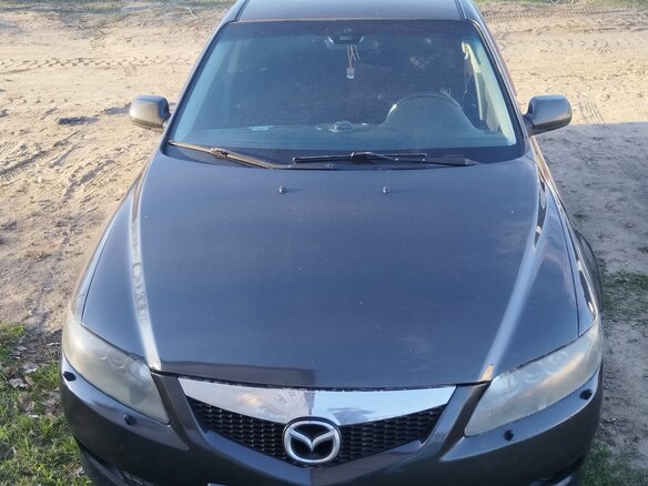 2005 Mazda 6 I (GG) Рестайлинг, серый, 370000 рублей - вид 1