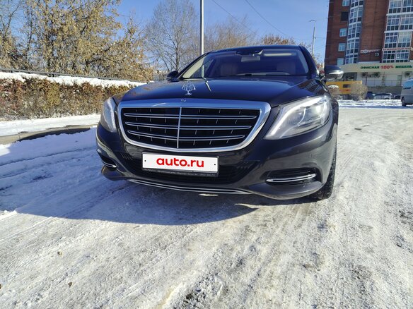 2016 Mercedes-Benz Maybach S-Класс 500 I (X222), чёрный, 5200000 рублей - вид 1