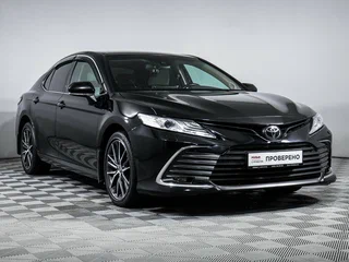 2021 Toyota Camry VIII (XV70) Рестайлинг, чёрный, 3175000 рублей, вид 3