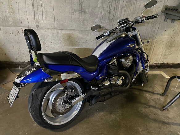 2007 Suzuki Boulevard M109R, синий, 1100000 рублей - вид 7