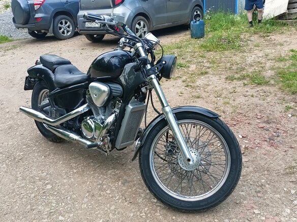 1995 Honda Steed 400, чёрный, 260000 рублей - вид 3