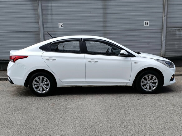 2018 Hyundai Solaris II, белый - вид 4