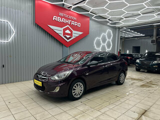 2011 Hyundai Solaris I, фиолетовый, 570000 рублей, вид 3