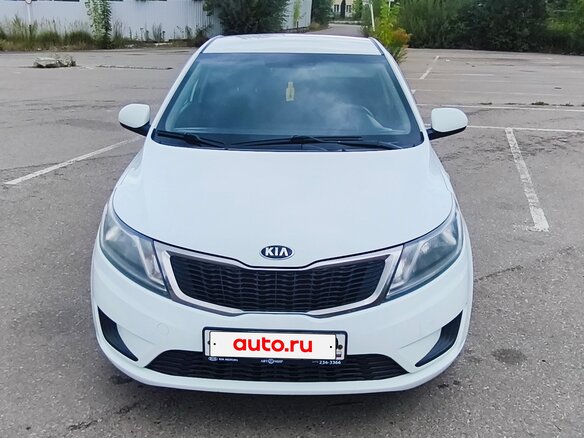 2014 Kia Rio III, белый, 860000 рублей - вид 1