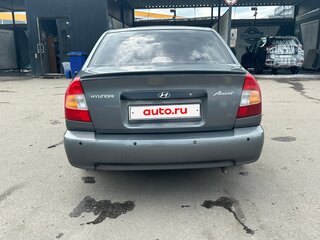 2004 Hyundai Accent ТагАЗ II, серый, 450000 рублей, вид 4