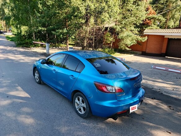 2011 Mazda 3 II (BL), голубой, 650000 рублей - вид 4