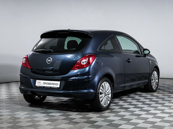 2013 Opel Corsa D Рестайлинг II, синий - вид 4