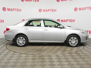 2013 Toyota Corolla X (E140, E150) Рестайлинг, серебристый, 1119000 рублей, вид 4