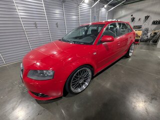 2008 Audi A3 II (8P) Рестайлинг 1, красный, 750000 рублей, вид 4
