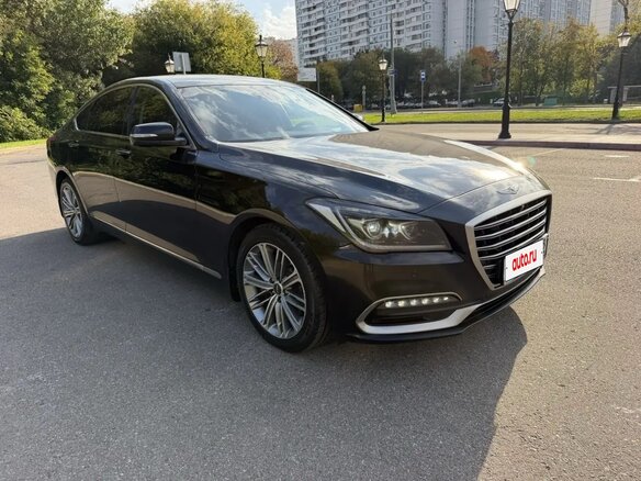 2017 Genesis G80 I, чёрный, 1699000 рублей - вид 2