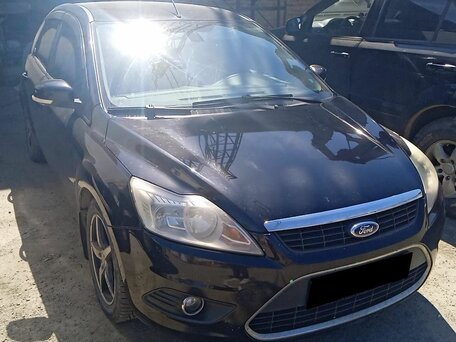 2008 Ford Focus II Рестайлинг, чёрный, 350000 рублей, вид 2
