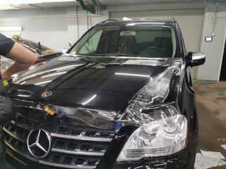 2008 Mercedes-Benz M-Класс 350 II (W164) Рестайлинг, чёрный, 2200000 рублей, вид 2