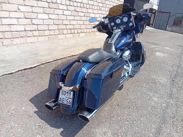 2012 Harley-Davidson Street Glide, синий, 1100000 рублей - вид 15