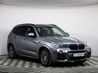 2017 BMW X3 20i xDrive II (F25) Рестайлинг, серый, 1989777 рублей, вид 3