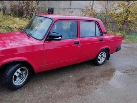 2007 Lada (ВАЗ) 2107, пурпурный, 170000 рублей - вид 3