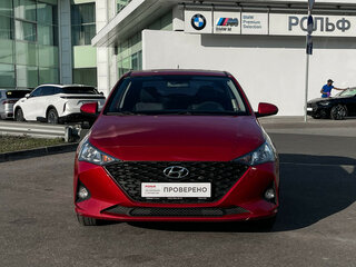 2020 Hyundai Solaris II Рестайлинг, красный, 1549000 рублей, вид 2