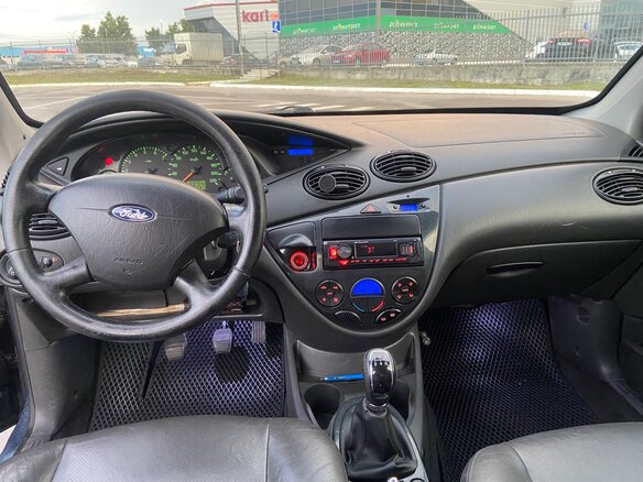 2004 Ford Focus I Рестайлинг, синий, 260000 рублей - вид 9