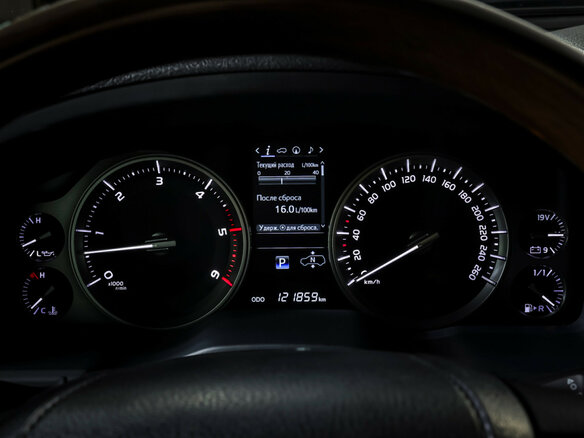 2019 Toyota Land Cruiser 200 Series Рестайлинг 2, чёрный - вид 13