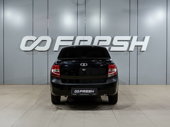 2014 Lada (ВАЗ) Granta I, чёрный, 469000 рублей - вид 3