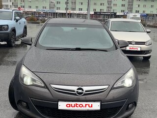 2014 Opel Astra GTC J Рестайлинг, серый, 860000 рублей, вид 3