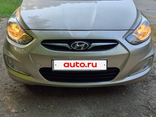 2012 Hyundai Solaris I, золотистый, 590000 рублей, вид 3