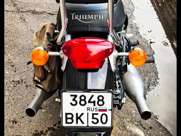 1996 Triumph Thunderbird 900, чёрный - вид 6