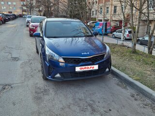 2021 Kia Rio IV Рестайлинг, синий, 1700000 рублей, вид 1