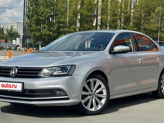 2014 Volkswagen Jetta VI Рестайлинг, серебристый, 1300000 рублей, вид 2