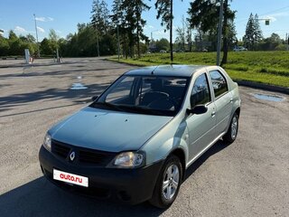 2009 Renault Logan I, зелёный, 410000 рублей, вид 3