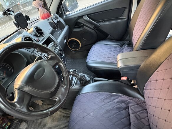 2013 Lada (ВАЗ) Granta I, синий, 160000 рублей - вид 3