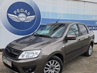 2015 Lada (ВАЗ) Granta I, коричневый, 420000 рублей, вид 1