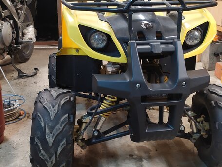 2016 Motoland ATV 110 Eagle, жёлтый, 48000 рублей, вид 3