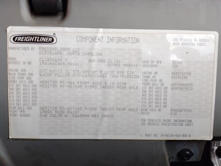 2003 Freightliner Columbia, красный, 1600000 рублей, вид 3
