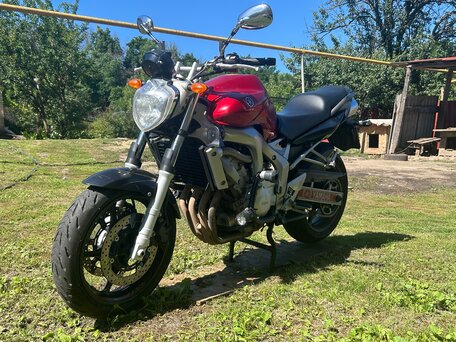2004 Yamaha FZ6, красный, 430000 рублей, вид 2